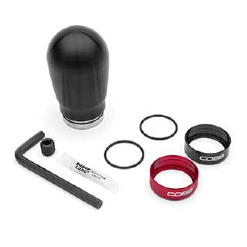 COBB 04-23 Volkswagen Golf GTI / 14-24 Volkswagen Golf R Tall Weighted Shift Knob - Black