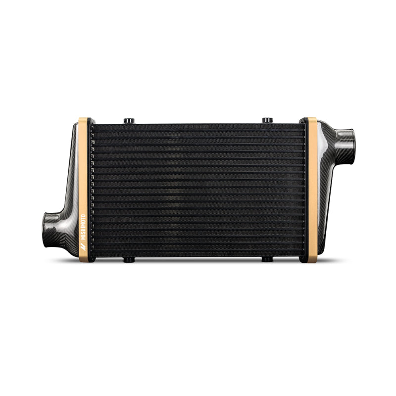 Mishimoto Universal Carbon Fiber Intercooler - Matte Tanks - 450mm Silver Core - C-Flow - G V-Band