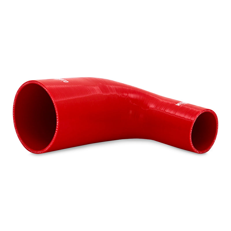 Mishimoto Silicone Reducer Coupler 90 Degree 2.5in to 4in - Red