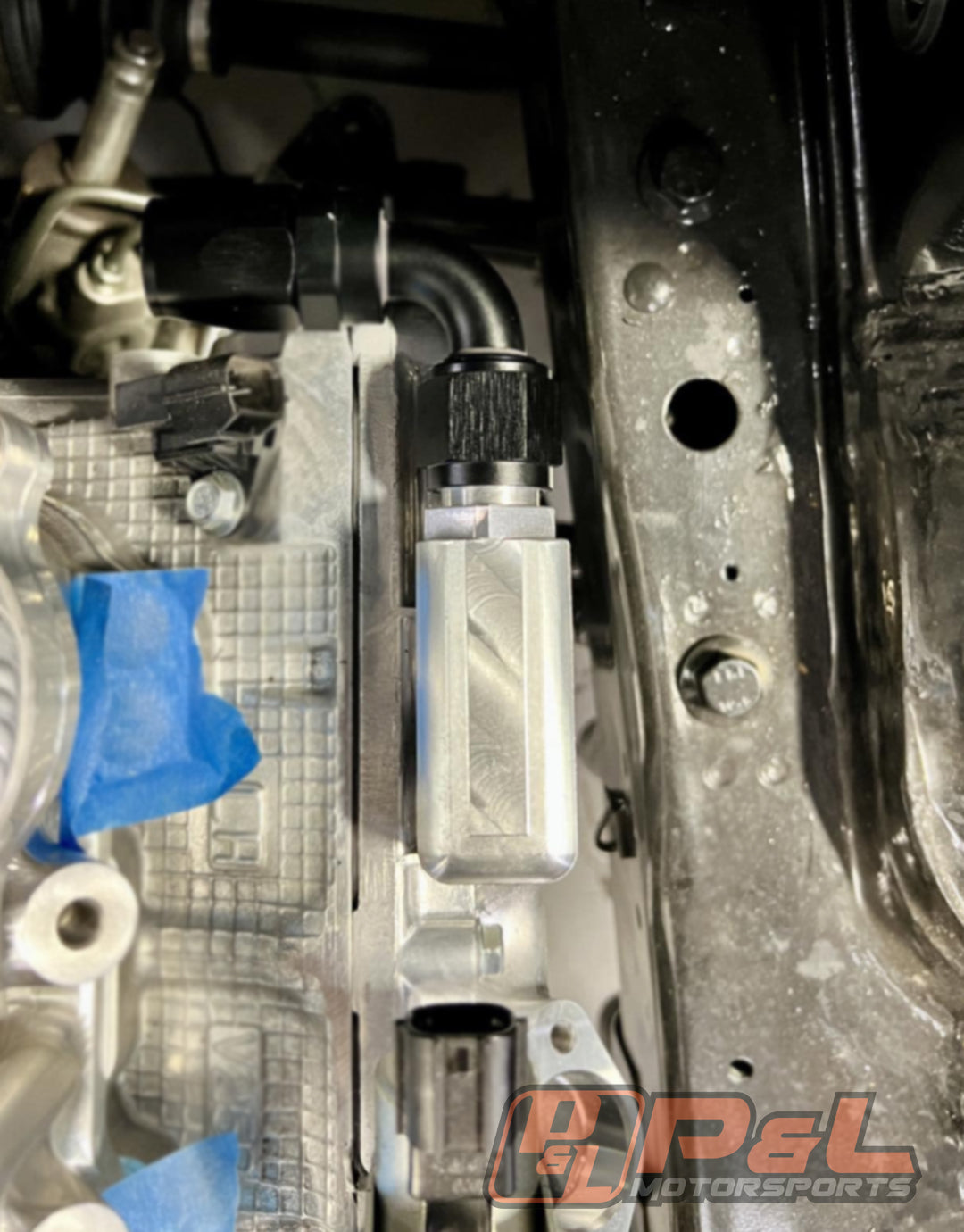 Subaru EJ Valve Cover Breather to AN Adapter