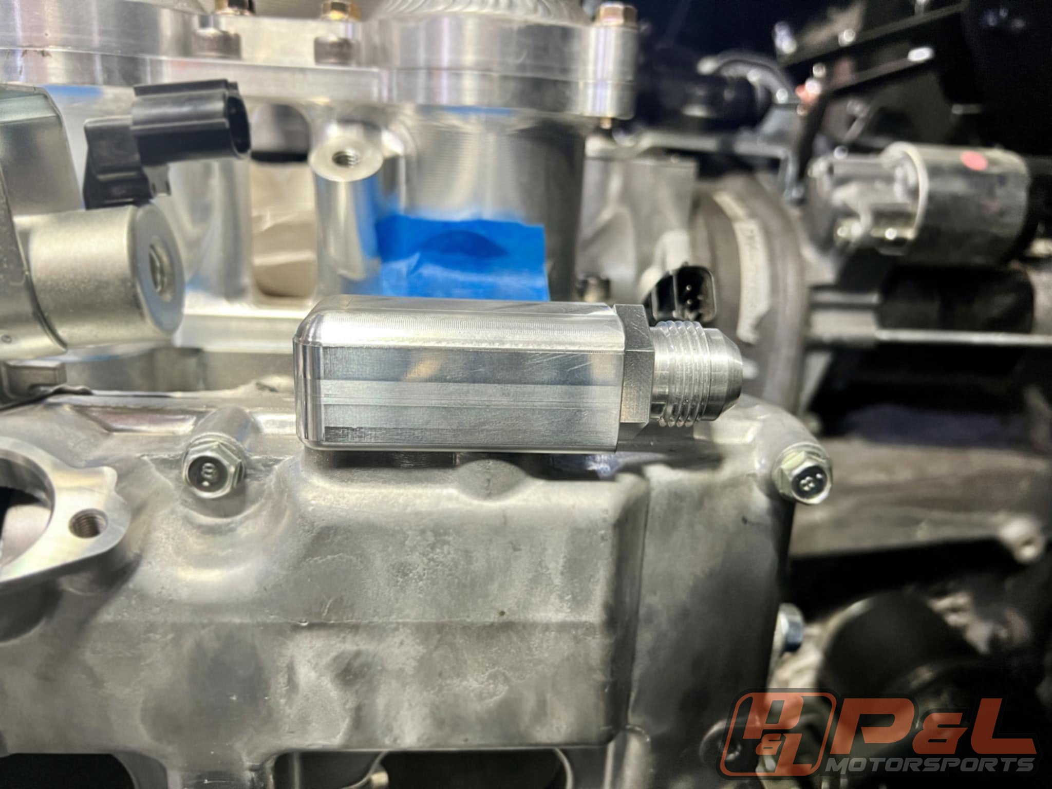 Subaru EJ Valve Cover Breather to AN Adapter