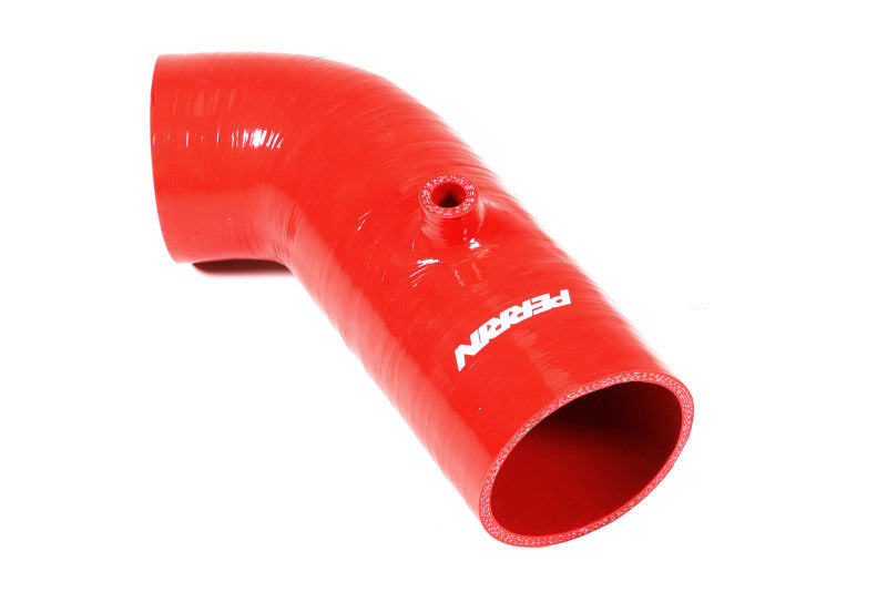 Perrin 22-23 Subaru BRZ/Toyota GR86 Silicone Inlet Hose (3in. ID / SS Wire) - Red