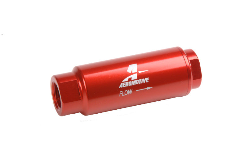 Aeromotive SS Series In-Line Fuel Filter - 3/8in NPT - 40 Micron Fabric Element