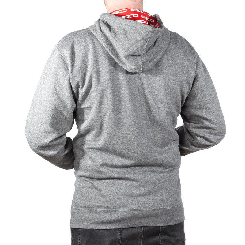 Cobb Grey Zippered Hoodie - Size X-Small
