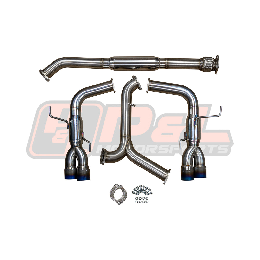 P&L Motorsports 2015+ WRX/STI Track Series Cat Back Exhaust