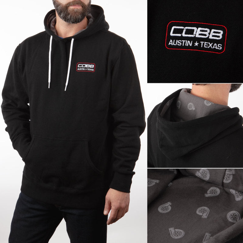 Cobb Black Pullover Hoodie - Size X-Small