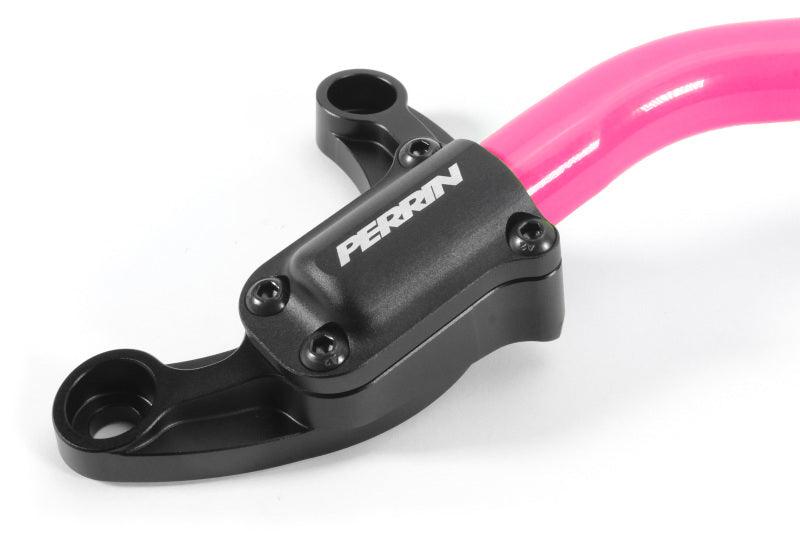 Perrin 2022 Subaru WRX Strut Brace w/ Billet Feet -  Hyper Pink