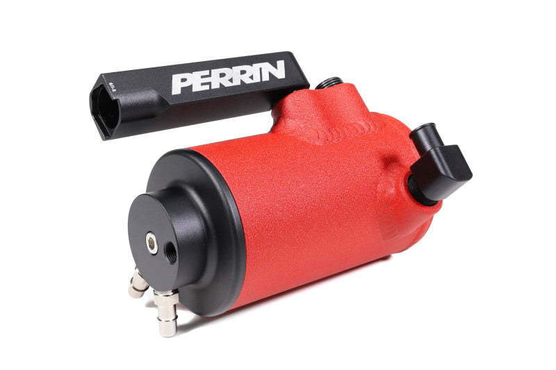 Perrin 22-23 Subaru WRX Air Oil Separator - Red