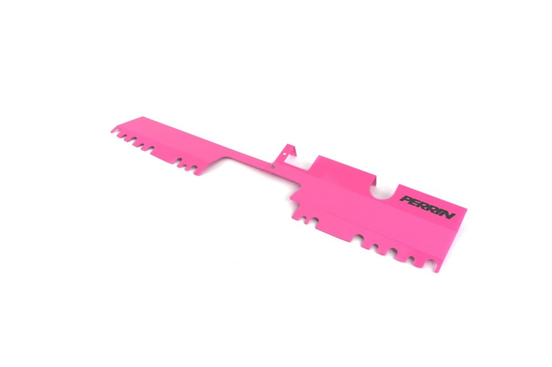 Perrin 15-21 WRX/STI Radiator Shroud (With OEM Intake Scoop) - Hyper Pink