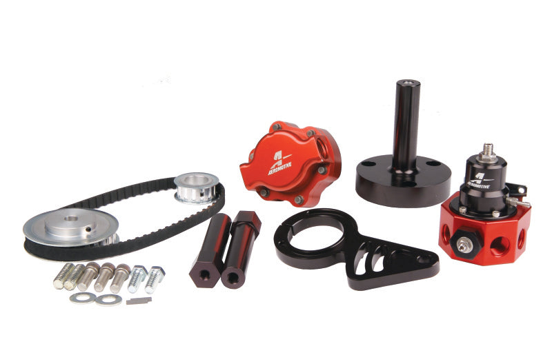 Aeromotive Chevrolet Big Block Belt Drive Fuel Pump & Double Adjustable Reg Bolt-On Kit