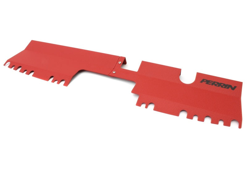 Perrin 15-21 WRX/STI Radiator Shroud (Without OEM Intake Scoop) - Red