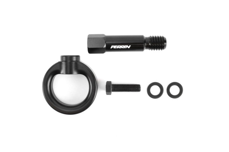 Perrin 2020 Toyota Supra Tow Hook Kit (Front) - Black