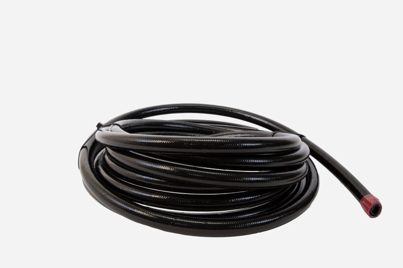 Aeromotive PTFE SS Braided Fuel Hose - Black Jacketed - AN-10 x 20ft