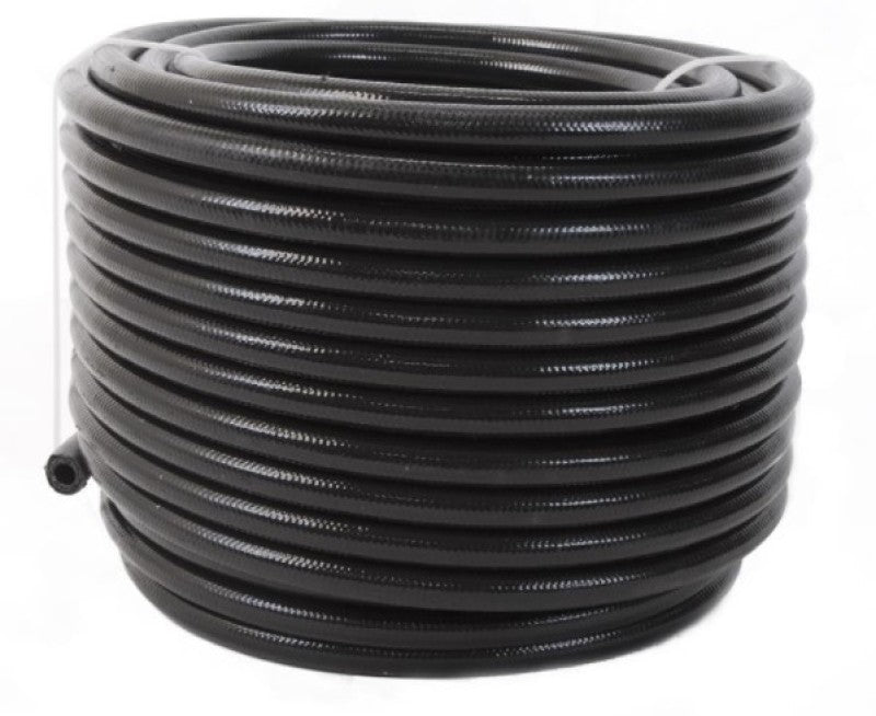 Aeromotive PTFE SS Braided Fuel Hose - Black Jacketed - AN-06 x 16ft