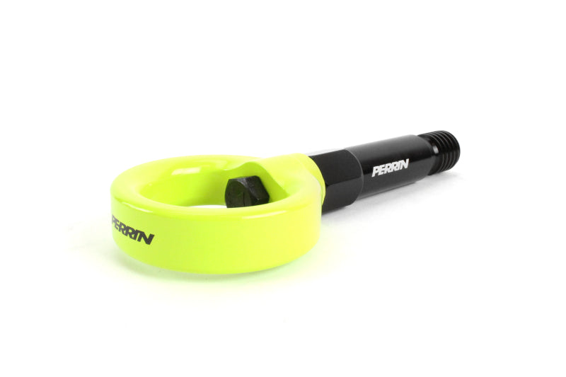 Perrin 2020 Toyota Supra Tow Hook Kit (Front) - Neon Yellow